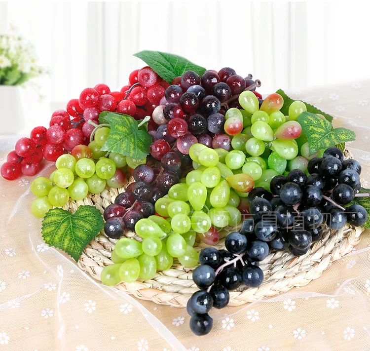 Имитация фруктов, искусственный виноград, сделай сам, искусственные фрукты, пластиковые искусственные фрукты, искусственный изюм для украшения дома, свадьбы