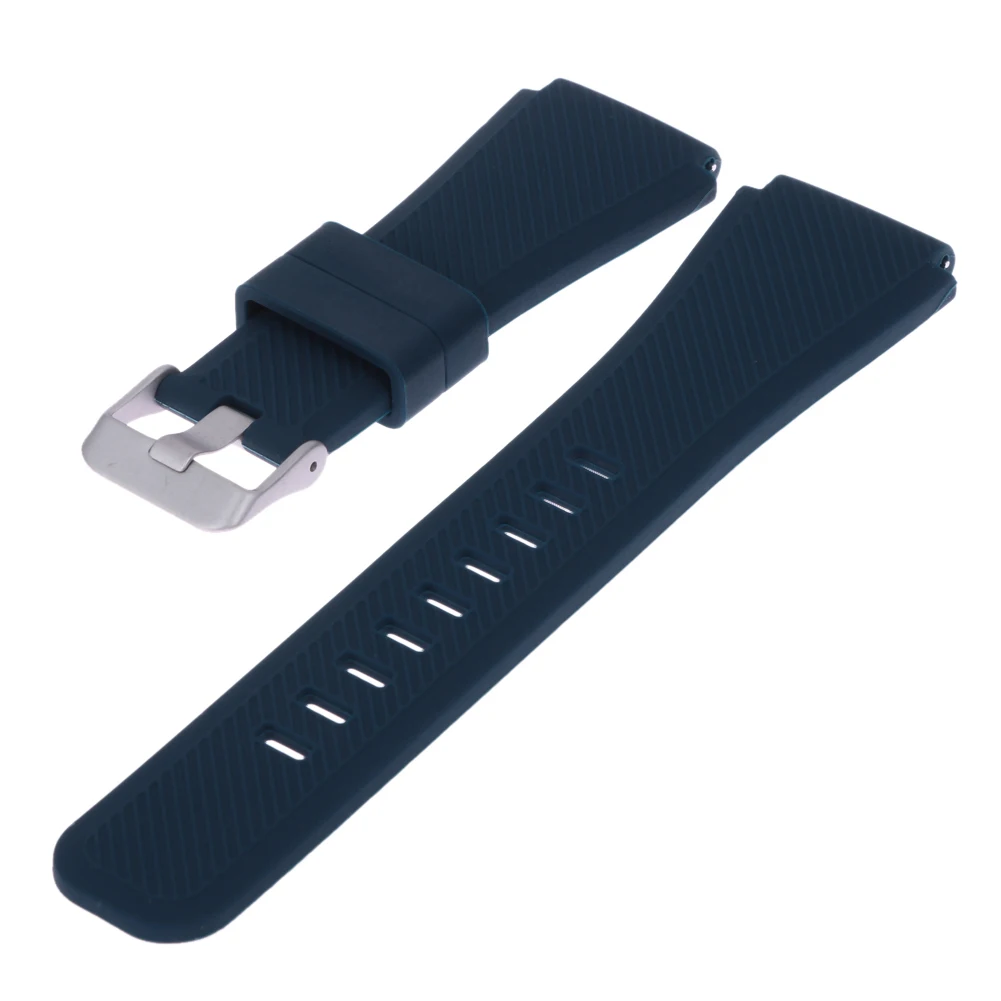10 Цвета 22 мм спортивный силиконовый браслет ремешок для Samsung Шестерни S3 Смарт-часы идеальный подарок для ваших друзей
