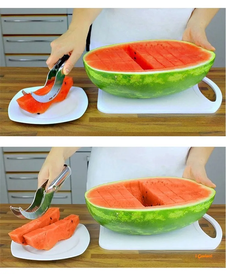Арбузный резак-слайсер дынерезка нож для сегментации фруктов нож для удаления сердцевины арбуза Cantaloupe секатор ложка для нарезания долек