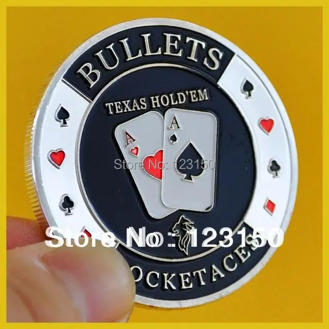 JZ-026 протектор карты, Texas Holdem аксессуары, карманные Aces(S