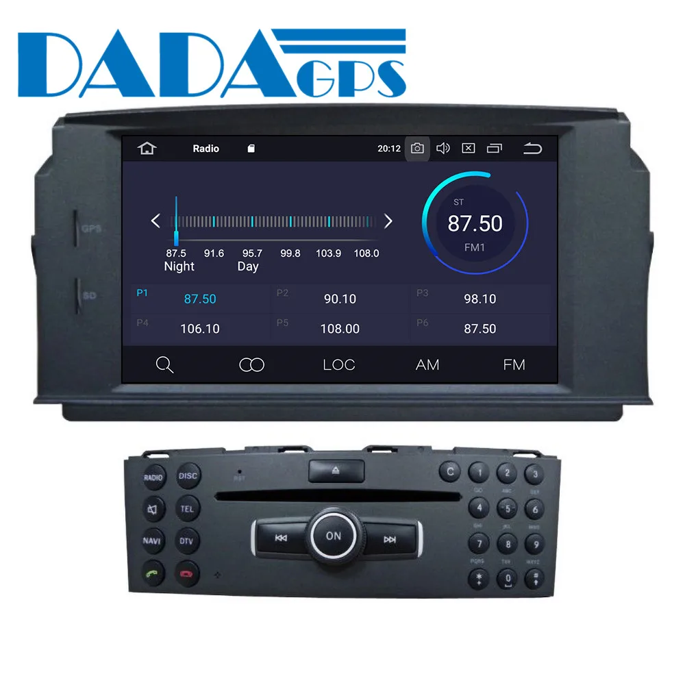 Flash Deal Android 9.0 4+64GB Built-in DSP Car DVD Player multimedia  Radio For MERCEDES BENZ C Class C200 C180 C220 W204 GPS Navigation 2