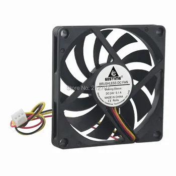 

10Pcs Gdstime 80mm 8cm DC 24V 3Pin 80x80x10mm 8010 Brushless Computer PC Cooling Fan
