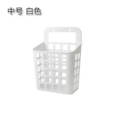 1 шт. настенная корзина для хранения белья домашняя большая корзина для хранения белья держатель для хранения - Цвет: White