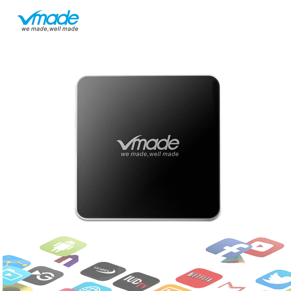 

Vmade V96 UHD 4k Smart TV Box Android 7.1 OS 1GB 8GB Amlogic S905W Quad-core Support H.265 WiFi Netflix Google TV Media Player