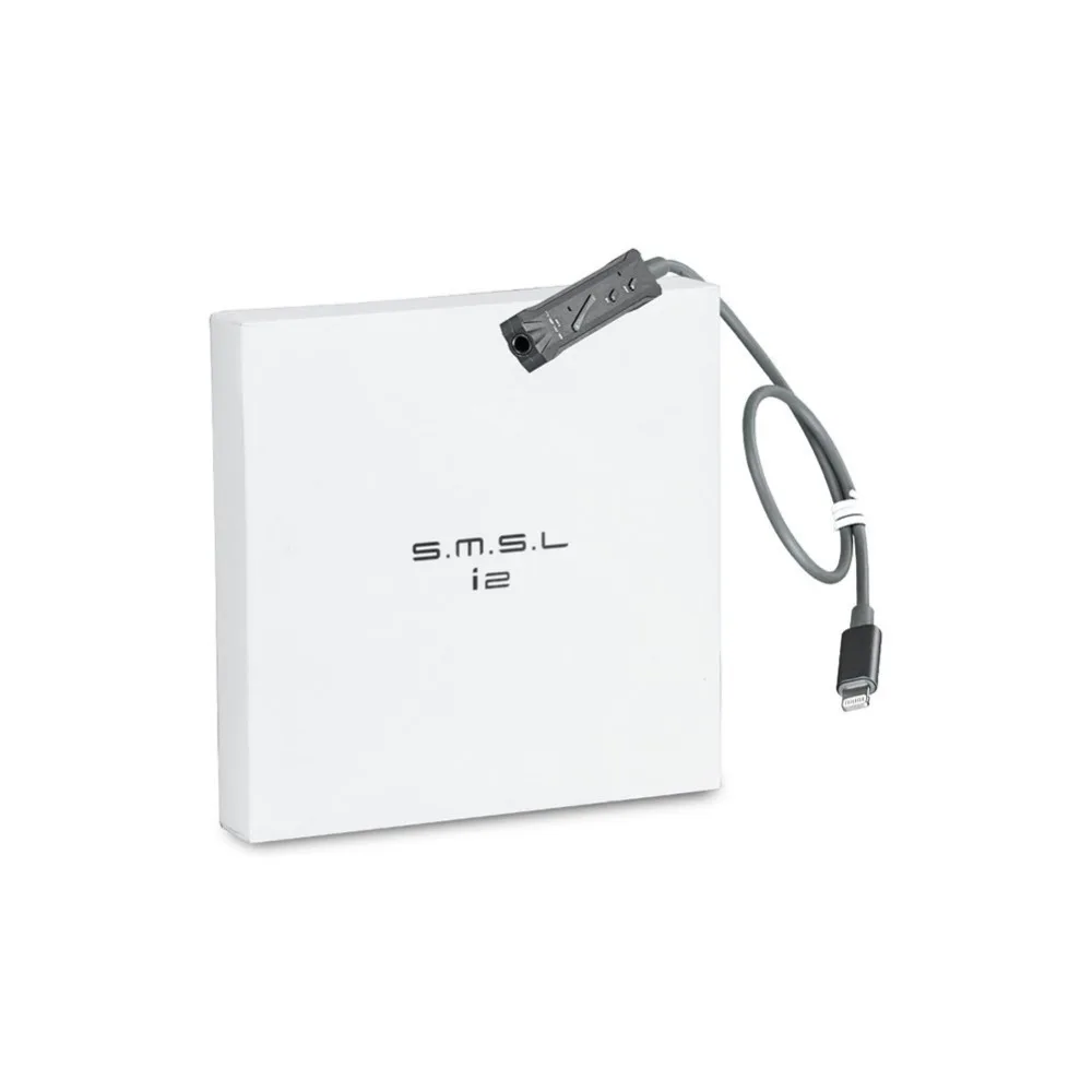 SMSL i2 портативный Lightning DAC и усилитель для наушников встроенный микрофон iPhone iPad