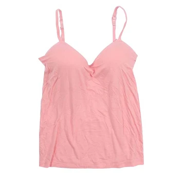 

Best Selling Sexy Women V Neck Tank Tops Ladies Padded Straps Push Up Bra Vest