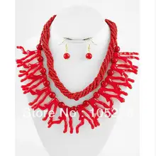 Новинка,, массивный пляж, морской подъем, красный коралловый риф, 4-35 мм, 18-21 '', ожерелье, 925 серебряные висячие серьги, высокое качество