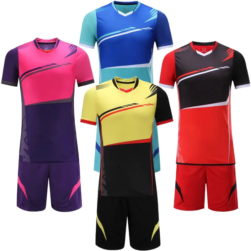 Buy Men's Professional soccer jerseys men blank football jersey adult trainning