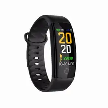 Новое поступление QS01 Смарт фитнес Браслет часы пульсометр измеритель артериального давления монитор отслеживания Поддержка Android IOS Телефон