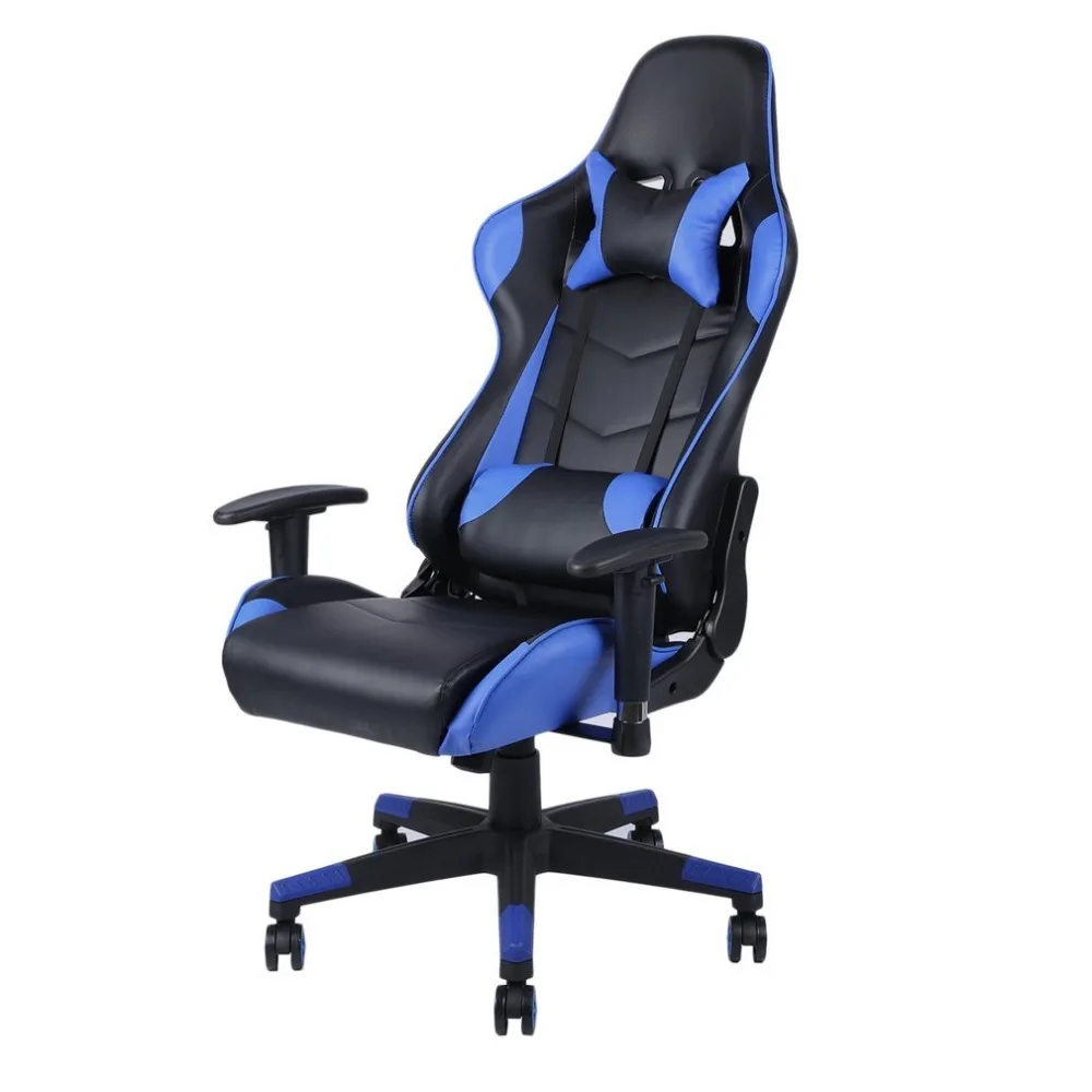 

Racer Ergonomic Gaming Chair High Back Computer Office Chair With Headrest Lumbar Support Racing Gaming Chair NEW