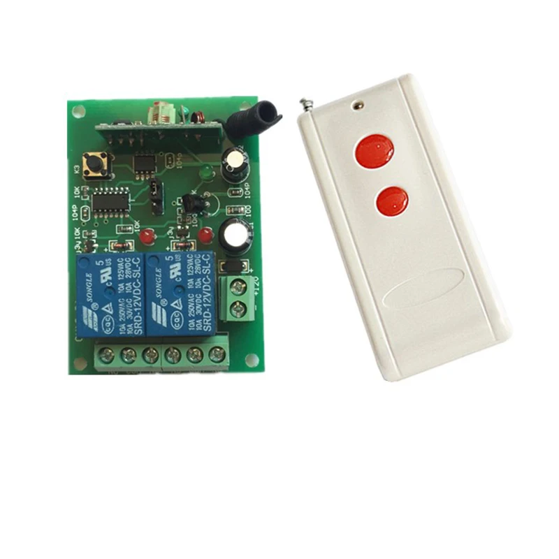 1000 м высокая мощность DC 12V 24V 2 CH 2CH RF беспроводной переключатель системы