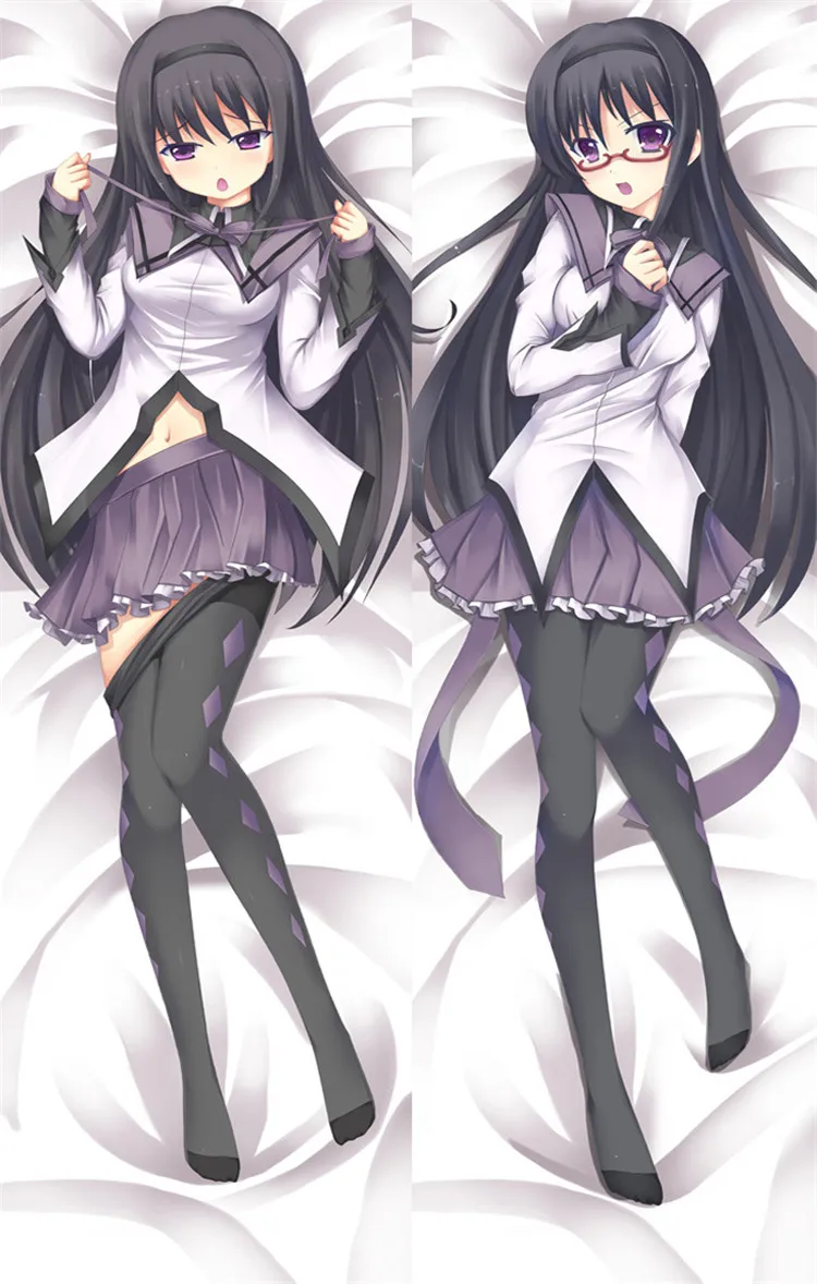 Японское аниме Puella Magi Madoka Magica персонаж сексуальная девушка Akemi Homura Dakimakura