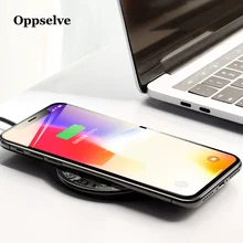 Oppselve 10 Вт Qi Беспроводное зарядное устройство для iPhone XS X 8 Стекло Быстрое беспроводное Беспроводное зарядное устройство для Galaxy S9 S8 Plus Note 9 Xiaomi
