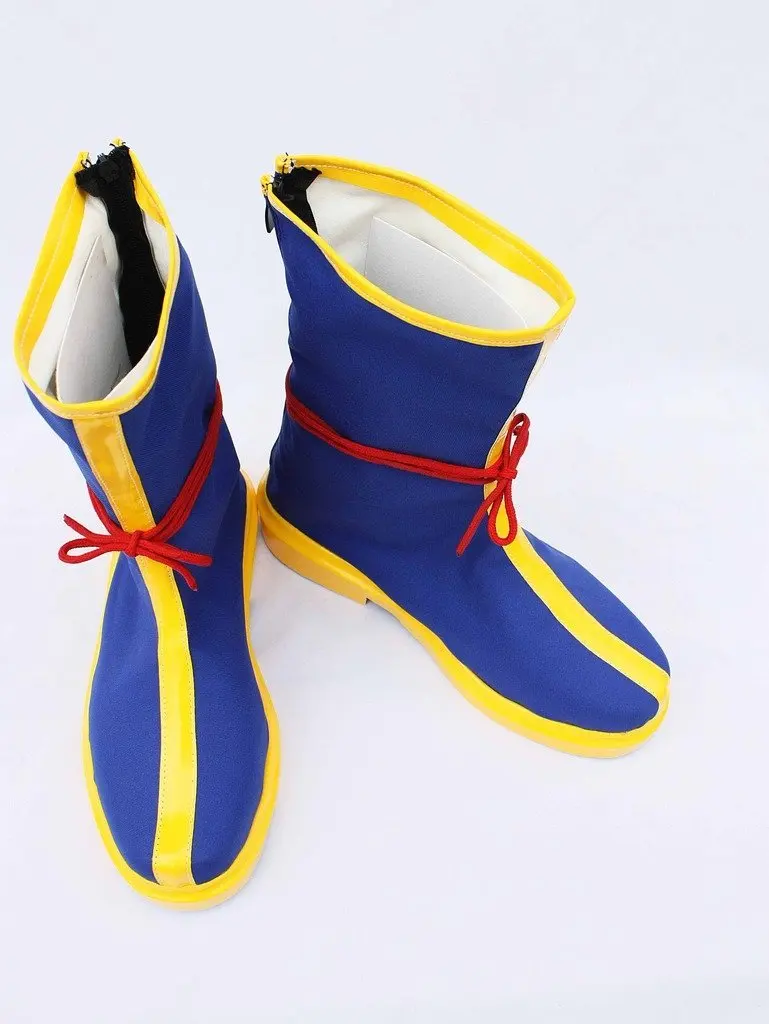 Аниме Dragon Ball Monkey King Son GoKu Kakarot косплей обувь синие ботинки изготовленные под заказ любого размера