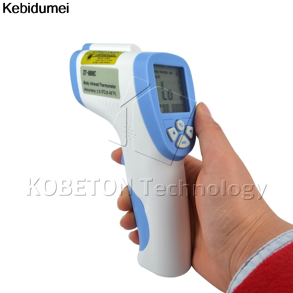 Body IR thermometer DT 8806C Digital Temperature Tester LCD Portable