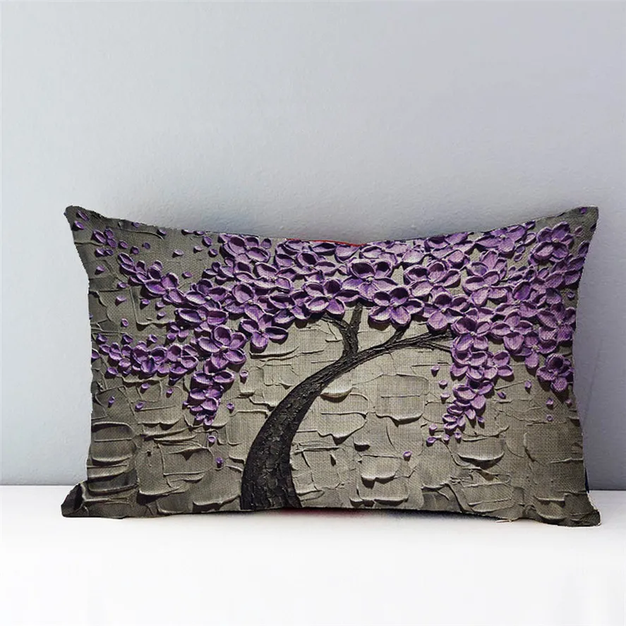

New Rectangle Pillow Case 1pc Home Decor Rectangle Pillow Cover Cushion Cover 30*50cm Pillowcase Hidden Zipper Closure 0123#30