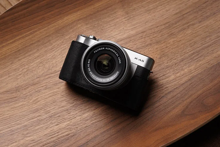 Mr. stone бренд чехол для камеры Fujifilm XA5 FUJI X-A5 натуральная кожа половина тела ручной работы Нижняя крышка