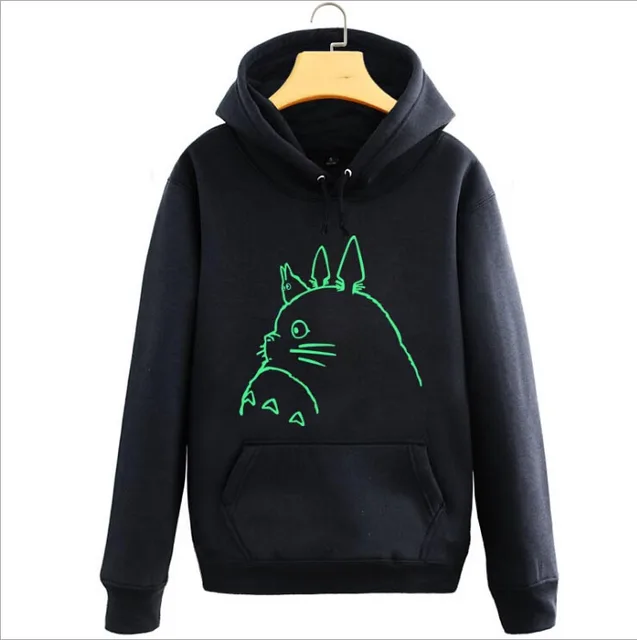 Lumineux Veste Capuche Anime Miyazaki À Hayao Hoodie Manteau Totoro 0SxnIRq7z