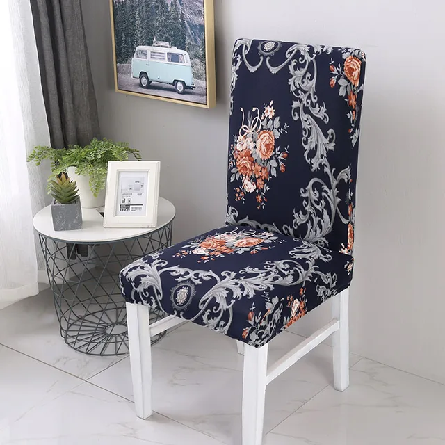 Special Offers Spandex Dining Chair Cover Stretch Elastic Slipcovers Restaurant Seat Cover for Wedding Hotel Banquet funda de silla elastica