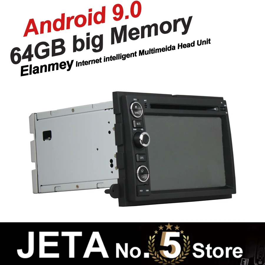 Clearance Fit for FORD Fusion Explorer F150 Edge Expedition 2006 Car Radio GPS Music player tape recorder Android 9.0 64GB big memory DSP 8