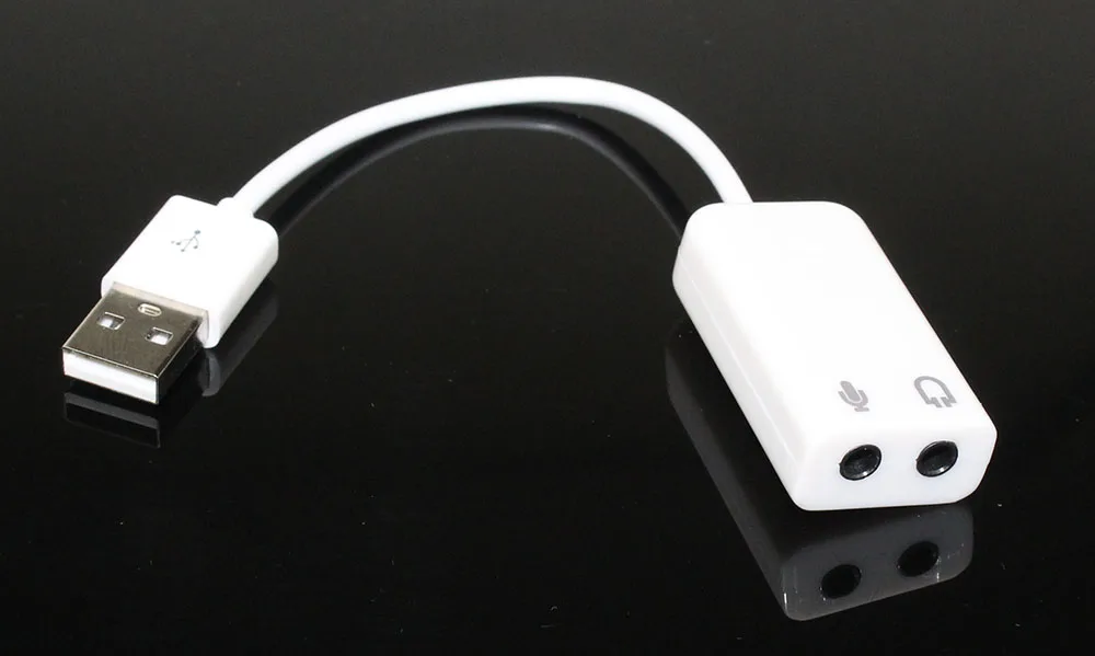 20 см 7 1 канал USB 2 0 внешняя звуковая карта ж/3 5 мм разъем для подключения наушников