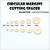 6pcs/set Foot Circular Margins Cutting Spacer Disc Brass Leathercraft Leather Tool Hardware ► Photo 2/3