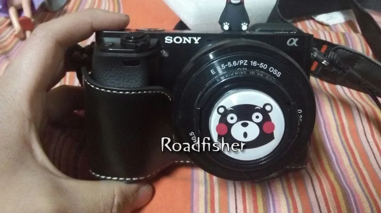 Roadfisher из искусственной кожи Камера сумка Вставка чехол для Canon M3 M2 M10 100D 750D 760D 600D 650D 80D 70D sony A5100 A5000 A6000