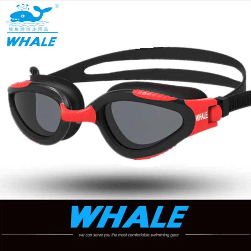 

Whale brand Adult Non Fogging HD anti-fog Anti-UV Soft Silicone Professional Swimming Goggles Swim Sport Glasses eyewear 2017