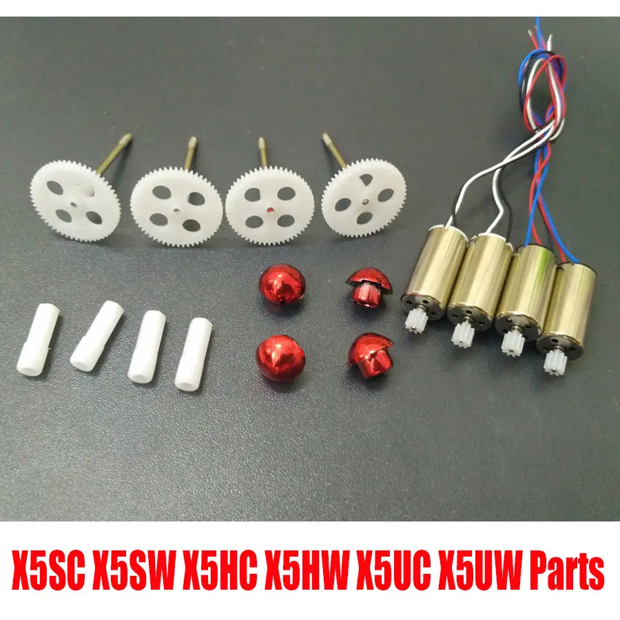 

Syma X5UC X5UW RC Drone Motor Engine And Gear Propeller Cover Hat Spare Parts For X5SC X5SW X5HC X5HW Replacement Accessories