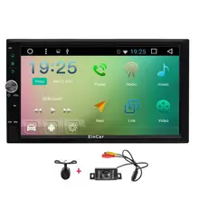 Android 6.0 Car Stereo 2 Din Car Video Player Autoradio GPS Navigation Capacitive Screen Car PC Head Unit Front&Rearview Camera