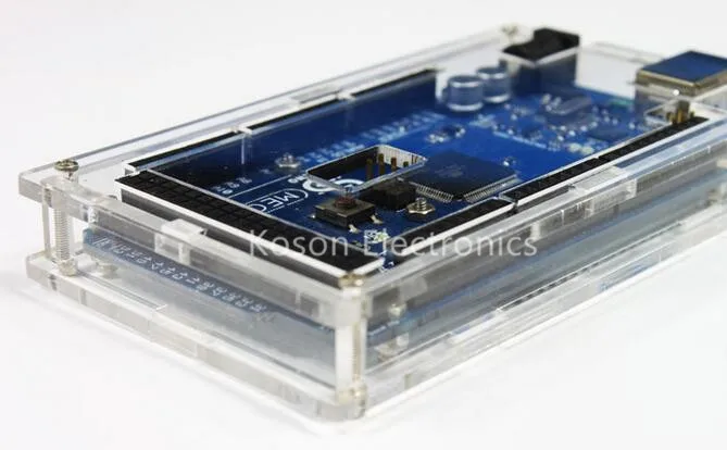 

Enclosure Transparent Gloss Acrylic Box Compatible for arduino Mega 2560 R3 Case