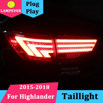 

Car Tail light For Toyota Highlander 2015 2016 2017 2018 Auto 12V LED Rear Lights Lamp Trunk Taillight DRL+Signal+Brake+Reverse