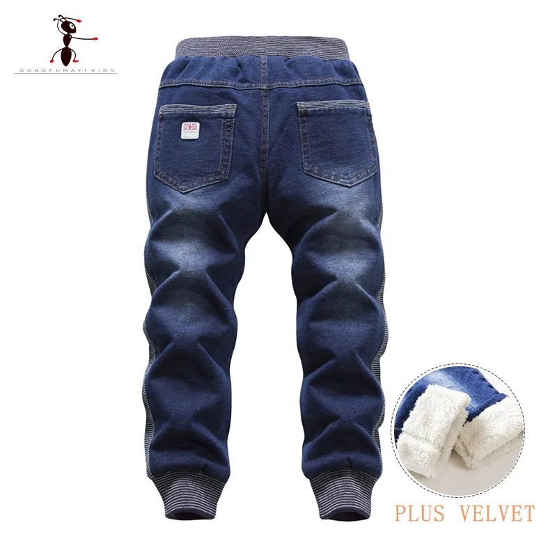 Г. Предпродажа, джинсы для мальчиков Повседневные детские вельветовые штаны Зимние Детские Джинсы плотные теплые джинсовые брюки для мальчиков 24 мес
