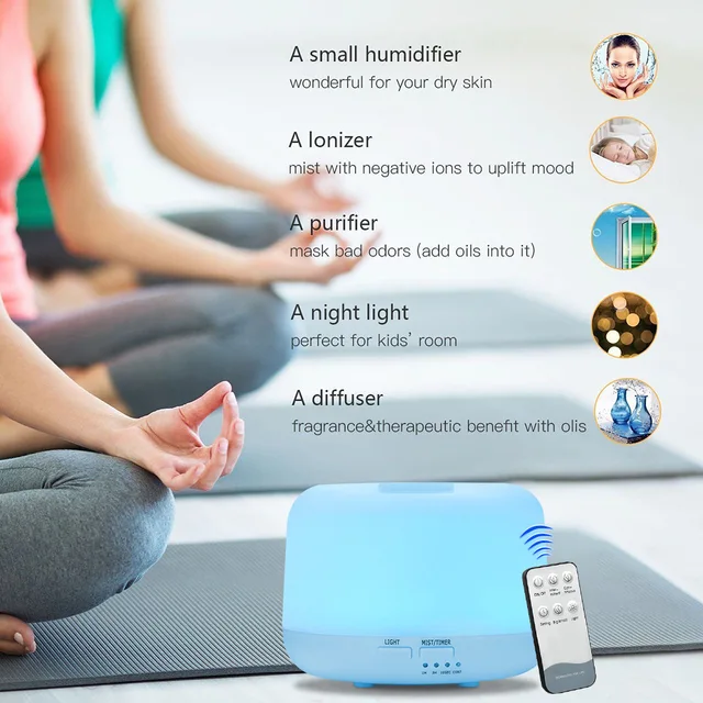 Remote Control Air Humidifier 300ml - Image 3