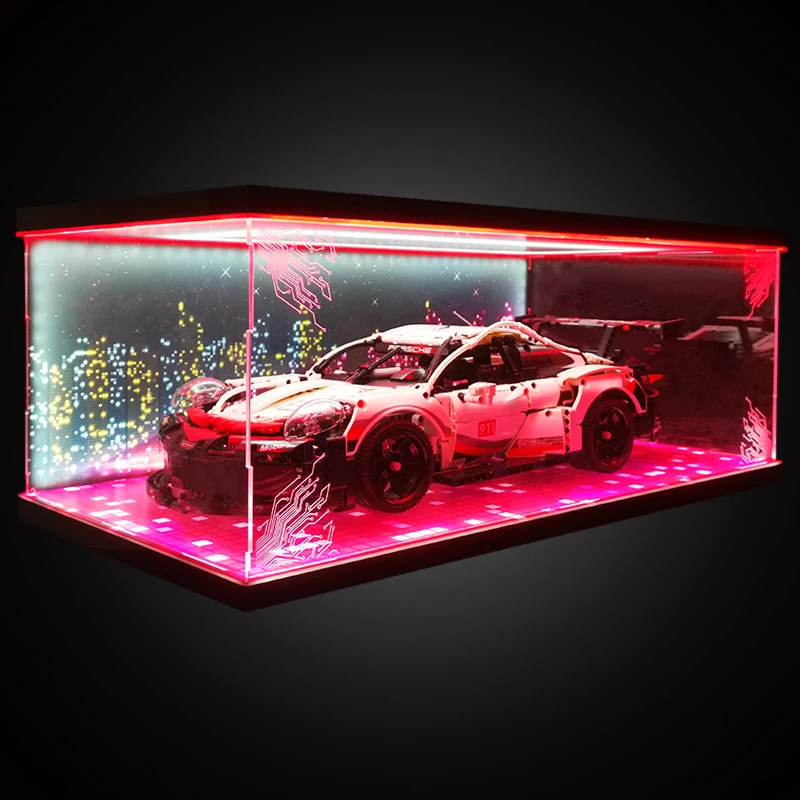 Акриловый чехол для дисплея lego Porsche 911 RSR 42096 technic строительные блоки игрушки