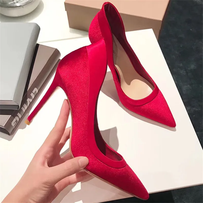 tuxedo high heels