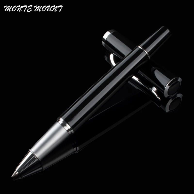 Роскошная Монте-Маунт, черная шариковая ручка с логотипом, офисные школьные принадлежности, подарочные ручки для письма, горячая распродажа