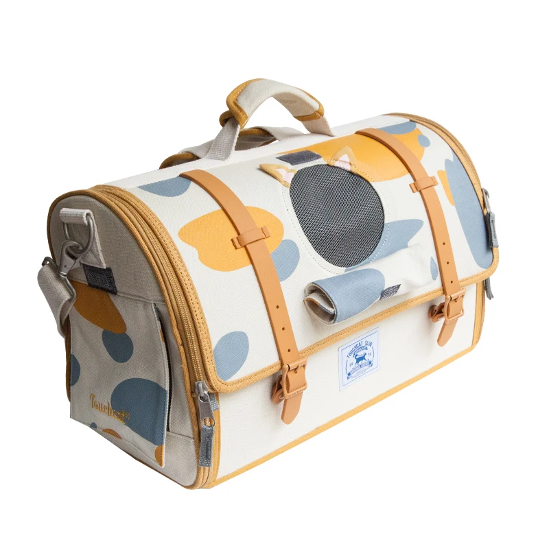 Touchdog 2018 Новый стиль животное мешок 90% холст дышащий и удобный Cat Pet Carrier