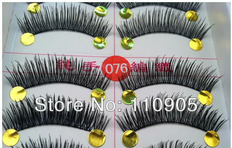 

076# Cross Transparent Strip Date Eye lashes Eyelashes High Quality and Good Price-Free Shipping 20pairs/lot
