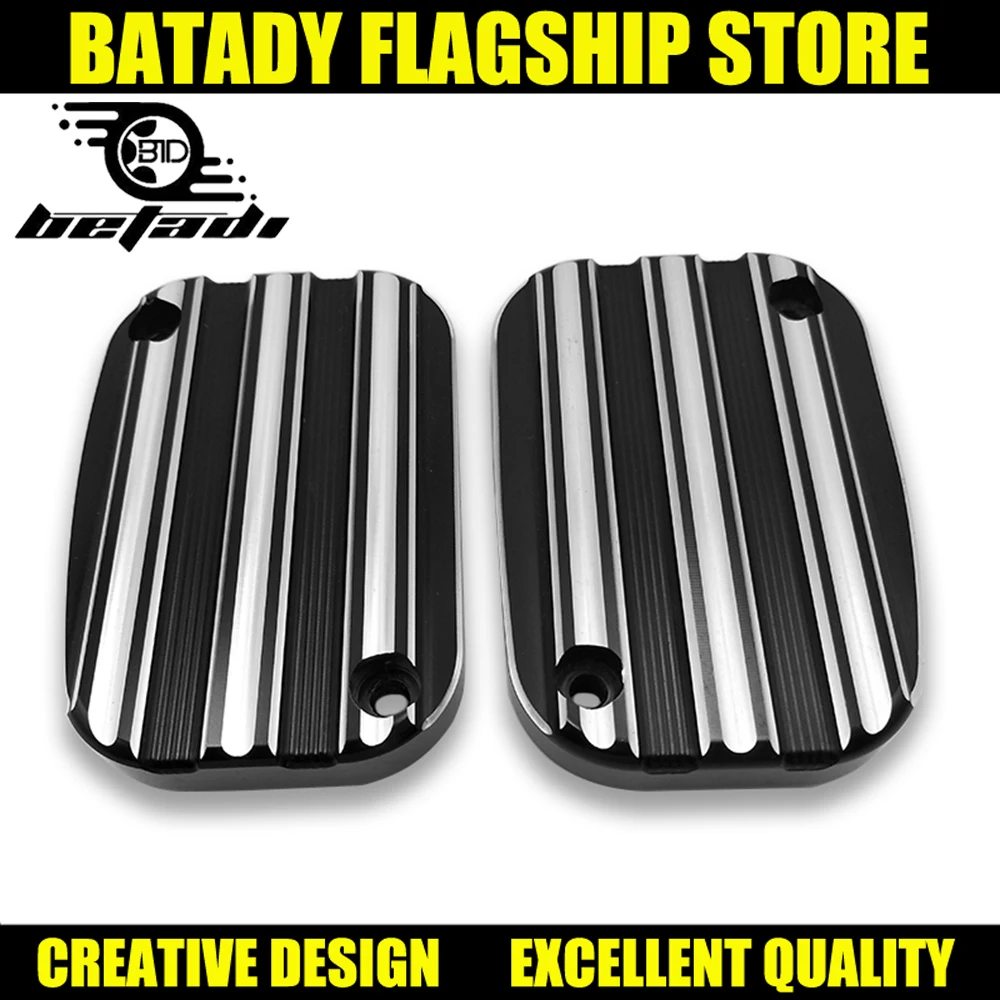 

Moto L & R De Frein Avant Cylindre Couverture En AluminiumPour Harley Touring ElectraGlide Road King V-Tige trike Ultra2008-2016