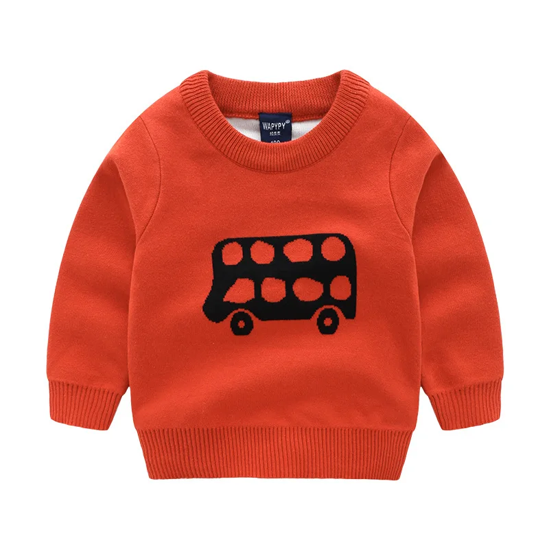 Cartoon Baby Sweater Solid Color Cotton Blended Kids Boys Girls Cardigan High Quality Round Neck Long Sleeve Pullover Outfit Autumn Clothes (8)