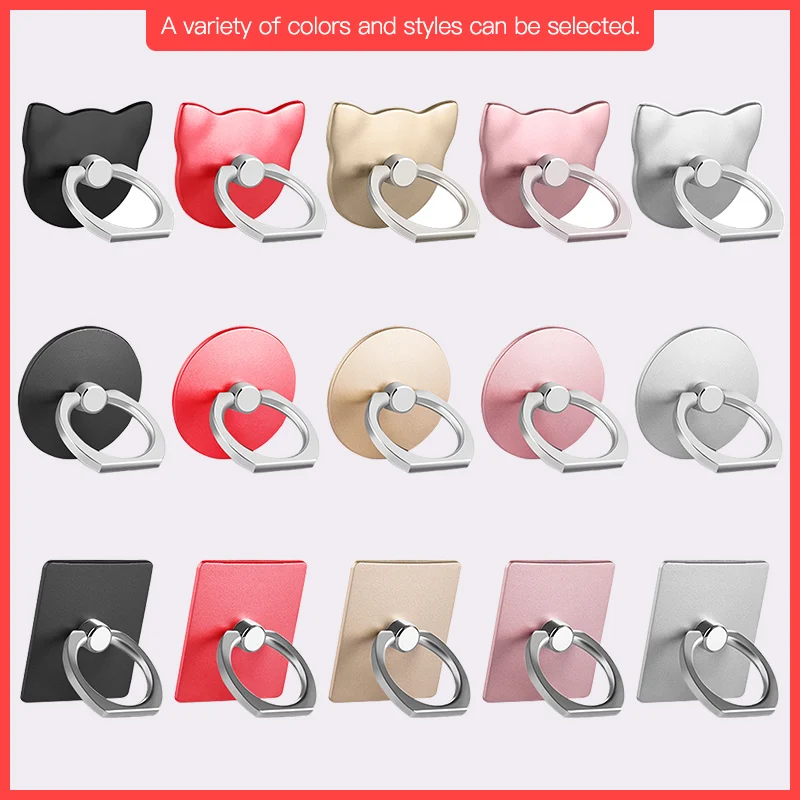 Finger Ring For iPhone Samsung Universal Mobile Phone Smartphone Accessories Round Car Mount Stand Holder 360 Degree Rotation Finger Ring For iPhone Samsung Universal Mobile Phone Smartphone Accessories Round Car Mount Stand Holder 360 Degree Rotation