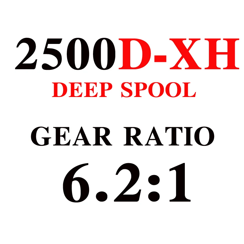 DAIWA FUEGO LT 2500D 2500D-XH 3000D-C 3000D-CXH глубокая катушка 5,3: 1/6. 2:1 спиннинговая Рыболовная катушка - Цвет: 2500D-XH