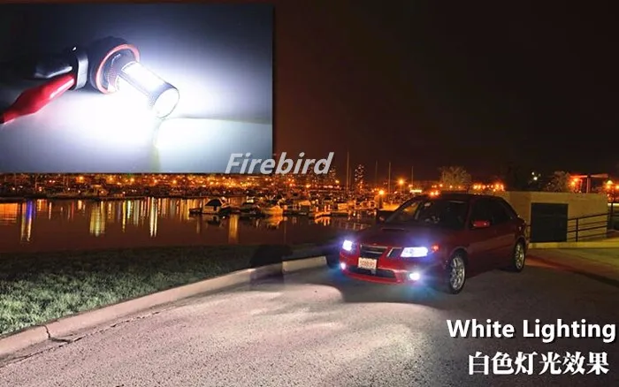 2 x P13W 66SMD питания светодио дный Туман лампа белого и желтого цвета янтаря синий красный розовый лед синий цвет Бег огни для Mazda CX-5