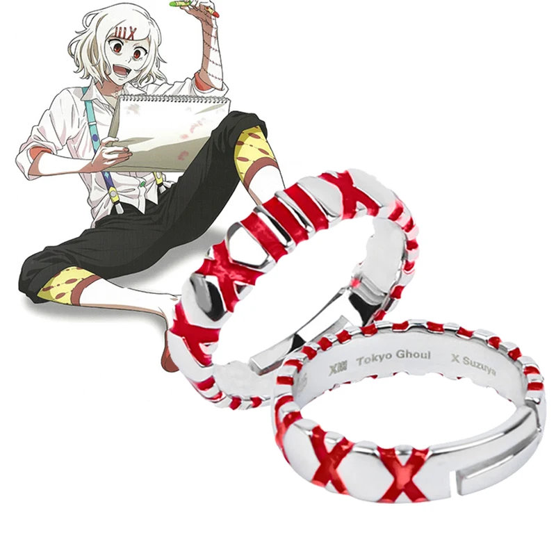 Токийский вурдалак S925 Серебряное Ювелирное кольцо JUZO SUZUYA / REI тату для женщин