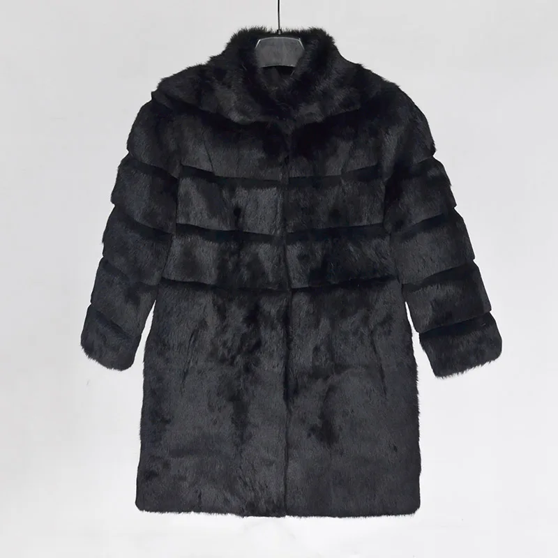 purple Ct844 Beige Outwear Nouveau Complet Manteaux Pudi black grey De red Veste Réel Pelt 2018 Fourrure Femmes Manteau Lapin Naturel pink qwO6gHZq