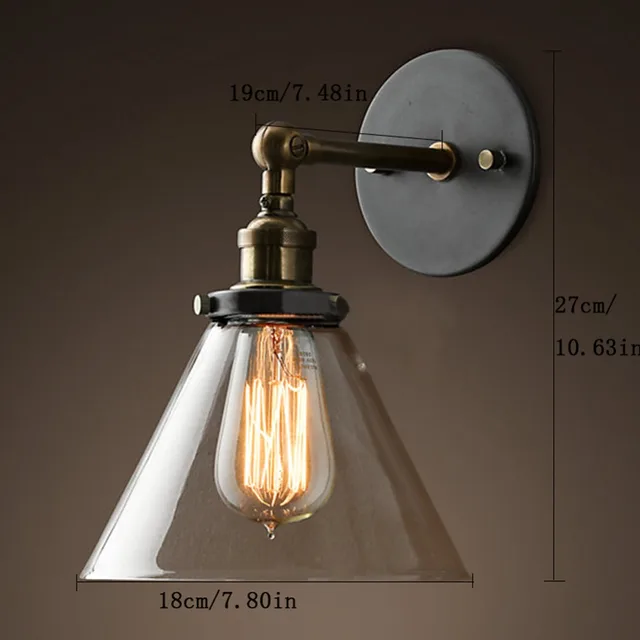 Aliexpress.com : Buy Loft Industrial Wall Sconce American Vintage Wall Lamp Retro Outdoor Wall ...