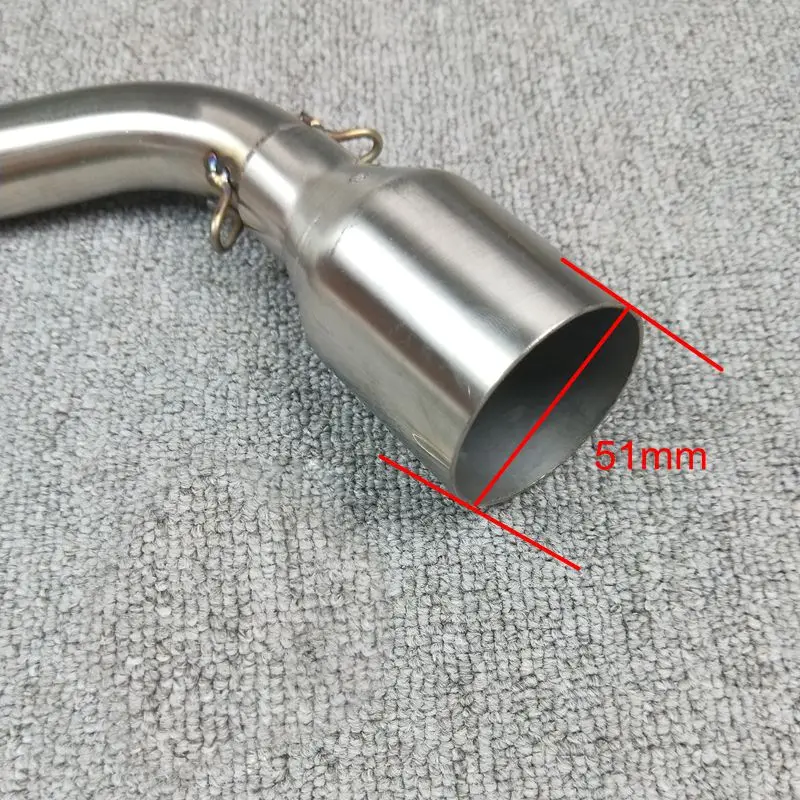 for HONDA GROM MSX125 2013 2014 2015 MSX 125 Motorcycle Exhaust Middle Contact Pipe slip-on 100% Brand New (4)