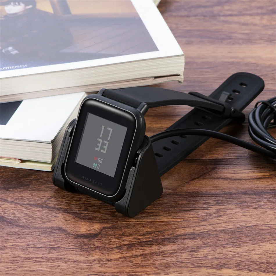 USB магнитное зарядное устройство для Xiaomi Huami Amazfit Bip Youth smart watch charger s Быстрая зарядка кабель Колыбель зарядное устройство Замена