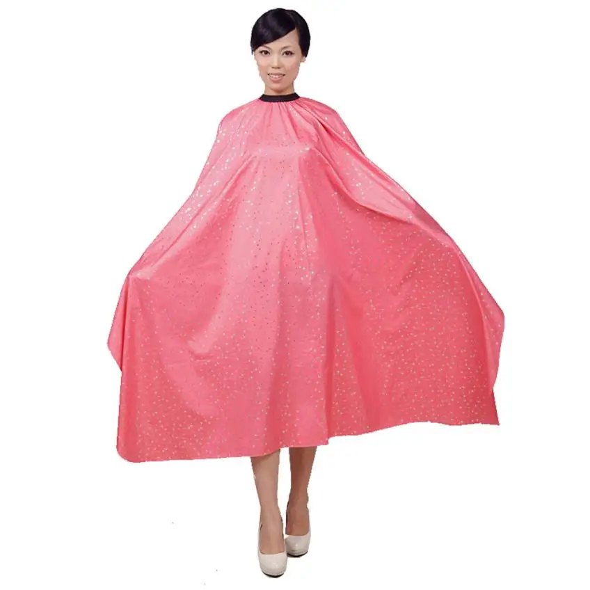 Hairdresser Cutting Hair Waterproof Cloth Salon Star Barber Gown Cape Hairdressing Hairdresser 5U918